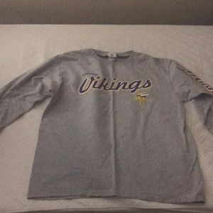 Minnesota Vikings Long Sleeve grey